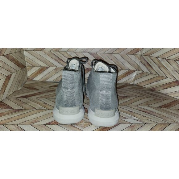 Men Sorel Dove Gray Suede Explorer Drift Waterproof Chukka Boot Size 9 NM4807 main image 6